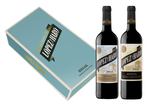 López de Haro giftbox (Crianza, Reserva)