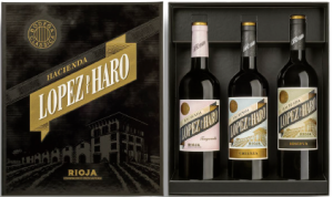 López de Haro giftbox (Tempranillo, Crianza, Reserva)