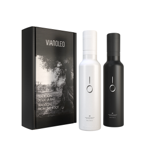 iO ROOTS giftbox: iO white – black (2*250ml)