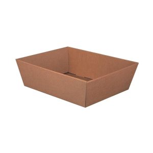 Lege kartonnen geschenkmand