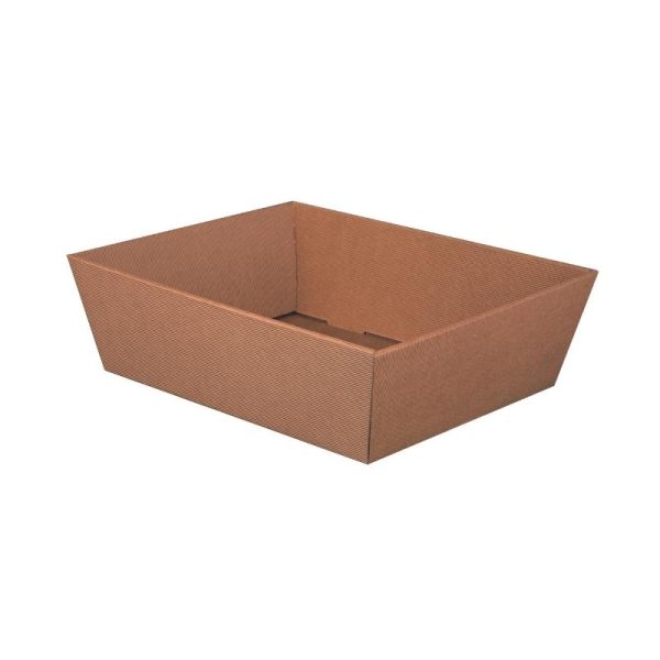 Lege kartonnen geschenkmand