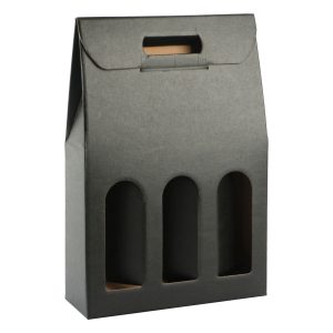 Lege geschenkzak 3 flessen