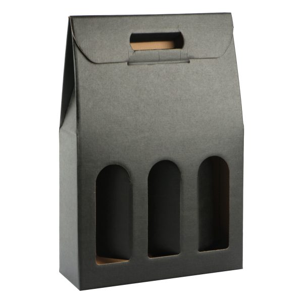 Lege geschenkzak 3 flessen